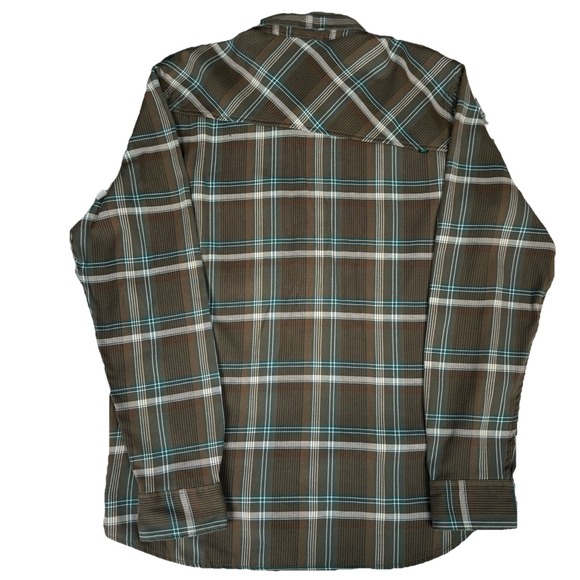 VANS Shirt Mens Sz XL Flannel Plaid Light Button Down Off the Wall - Picture 13 of 14